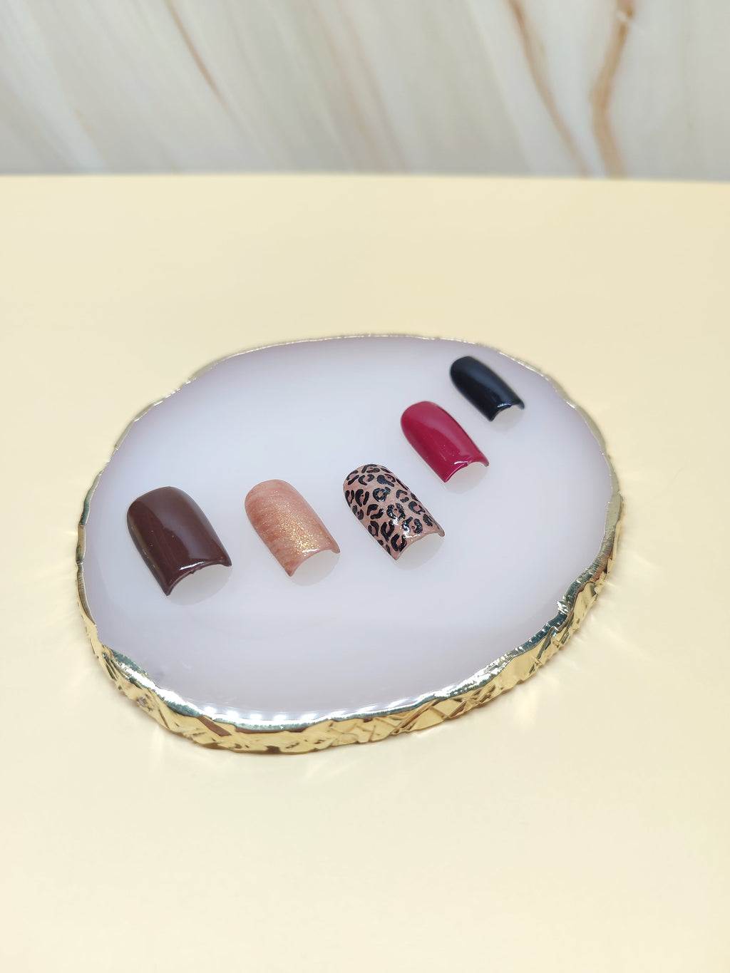 Léopard Minima Nails